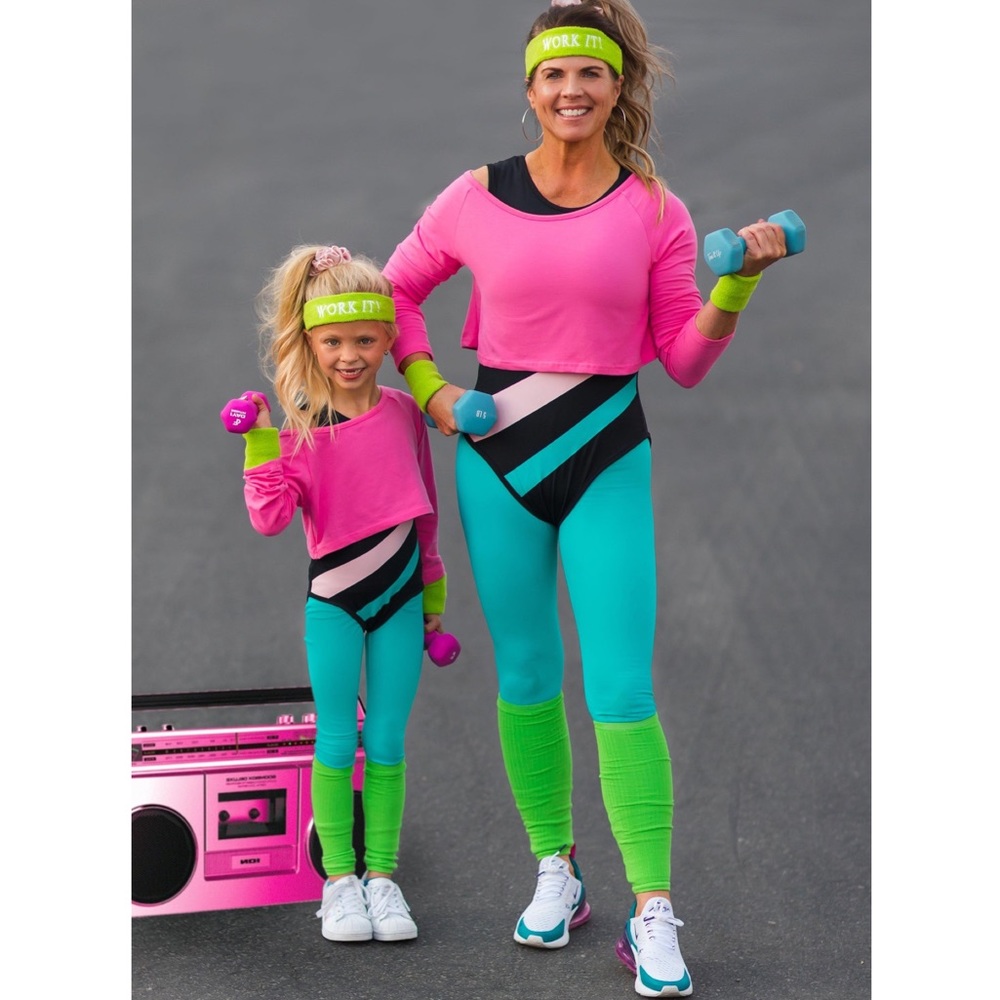 80’s workout aerobics set size 5T